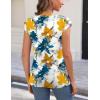 imageZeagoo Womens 3 Pack Crewneck Cap Sleeve Tank Tops Casual Basic T Shirts Loose Fit Tee Summer Tops 20251floral Tye Dye