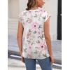 imageZeagoo Womens 3 Pack Crewneck Cap Sleeve Tank Tops Casual Basic T Shirts Loose Fit Tee Summer Tops 20251pink Flower