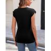 imageZeagoo Womens 3 Pack Crewneck Cap Sleeve Tank Tops Casual Basic T Shirts Loose Fit Tee Summer Tops 20252black