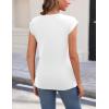 imageZeagoo Womens 3 Pack Crewneck Cap Sleeve Tank Tops Casual Basic T Shirts Loose Fit Tee Summer Tops 20252white
