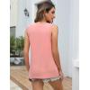 imageZeagoo Womens Tank Tops 2025 Loose Fit High Neck Summer Top Dressy Casual Sleeveless Shirts with Pocket1pink