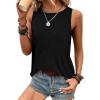 imageZeagoo Sleeveless Tops for Women High Neck Flowy Clothes Summer Tops for Women 2025Black