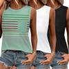 3-black white stripe Green