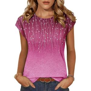 imageZeagoo Womens 3 Pack Crewneck Cap Sleeve Tank Tops Casual Basic T Shirts Loose Fit Tee Summer Tops 20251xh370