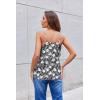 imageZeagoo Camisole Tops for Women VNeck Spaghetti Strap Tank Top Long Sexy Flowy Summer Textured Sleeveless TopsFloral1