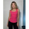 imageZeagoo Womens Summer Tops Square Neck Ribbed Tank Tops Slim Fitted Racerback Sleeveless Shirts Basic Casual 2 PackBblackrose