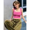 imageZeagoo Womens Sleeveless Crop Top Square Neck Tank Top Workout Fitness Summer Basic Tops 2024 Trendy Going Out TopsAzalea