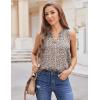 imageZeagoo Womens Tank Tops Sleeveless V Neck 2024 Basic Summer Casual Fashion Blouses Shirt