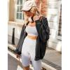 imageZeagoo Womens Lightweight Hoodies Full Zip Up Oversized Sweatshirts with Pockets Long Sleeve Thin Casual Hooded JacketsDark Grey