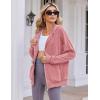 imageZeagoo Womens Lightweight Hoodies Full Zip Up Oversized Sweatshirts with Pockets Long Sleeve Thin Casual Hooded JacketsPink