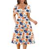Yellow Blue Floral