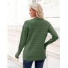 imageZeagoo Womens 2025 Fall Sweaters Casual Long Sleeve Crew Neck Ribbed Knit Side Slit Pullover SweaterDark Green