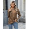 imageZeagoo Womens 2025 Fall Sweaters Casual Long Sleeve Crew Neck Ribbed Knit Side Slit Pullover SweaterFloral Print1