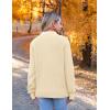 imageZeagoo Womens 2025 Fall Turtleneck Sweaters Trendy Loose Long Sleeve Knit Pullover Jumper TopsBeige