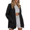 imageZeagoo Womens Zip Up Hoodie Long Sleeve Hooded Sweatshirts Lightweight Thin Jacket with PocketsBlack