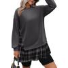 Dark Grey Plaid