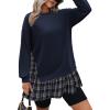Navy Blue Plaid