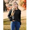 imageZeagoo Womens Crew Neck Cropped Sweater 2024 Fall Long Sleeve Chunky Knit Pullover Sweater TopsBlack
