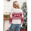imageZeagoo Womens Crew Neck Cropped Sweater 2024 Fall Long Sleeve Chunky Knit Pullover Sweater TopsChristmas