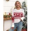 imageZeagoo Womens Crew Neck Cropped Sweater 2024 Fall Long Sleeve Chunky Knit Pullover Sweater TopsChristmas