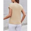 imageZeagoo Womens Sweater Vest Fall 2024 Loose Fit Cape Sleeve Knit Ribbed Tank Tops with Front Pocket SXXLMulticolord Stripe