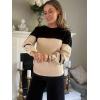 imageZeagoo Womens Sweaters Fall 2024 Fashion Trendy Long Sleeve Sweaters Ribbed Knit Winter Outfits Puff Pullover Jumper TopsB Black Khaki