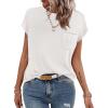 imageZeagoo Womens Sweater Vest Fall 2024 Loose Fit Cape Sleeve Knit Ribbed Tank Tops with Front Pocket SXXLWhite