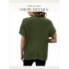 imageWomen 2024 Sweater Vest Mock Neck Batwing Short Sleeve Oversized Ribbed Knit Tops Fall Pullover Sweater SXXLArmy Green