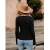 imageZeagoo Sweaters for Women 2024 Knit Trendy Long Sleeve Lightweight Slim Fit Pullover Cutout Tops SXXLBlack