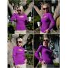 imageZeagoo Sweaters for Women 2024 Knit Trendy Long Sleeve Lightweight Slim Fit Pullover Cutout Tops SXXLPurple