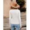 imageZeagoo Sweaters for Women 2024 Knit Trendy Long Sleeve Lightweight Slim Fit Pullover Cutout Tops SXXLWhite