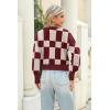 imageZeagoo Womens 2024 Fall Crewneck Cropped Sweater Cozy Long Sleeve Ribbed Knit Pullover Dropped Shoulders Trendy Jumper TopsChristmas Red