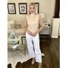 imageZeagoo Womens 2025 Mock Turtle Neck Sweater Vest Sleeveless Knit Pullover Tank Tops Casual Trendy Slim Fitted TopsApricot