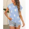 imageZeagoo Womens Cap Sleeve Sweater Vest Crew Neck Sleeveless Casual Knit Tops 2024 Summer Clothes SXXLBlue Daisy