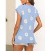 imageZeagoo Womens Cap Sleeve Sweater Vest Crew Neck Sleeveless Casual Knit Tops 2024 Summer Clothes SXXLBlue Daisy