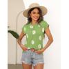imageZeagoo Womens Cap Sleeve Sweater Vest Crew Neck Sleeveless Casual Knit Tops 2024 Summer Clothes SXXLGreen Daisy