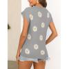 imageZeagoo Womens Cap Sleeve Sweater Vest Crew Neck Sleeveless Casual Knit Tops 2024 Summer Clothes SXXLGrey Daisy