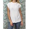 imageZeagoo Womens Cap Sleeve Sweater Vest Crew Neck Sleeveless Casual Knit Tops 2024 Summer Clothes SXXLWhite
