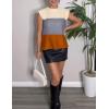 imageZeagoo Womens Cap Sleeve Sweater Vest Crew Neck Sleeveless Casual Knit Tops 2024 Summer Clothes SXXLZgrey Caramel