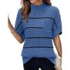 Black Blue Striped