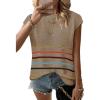 Colorful Stripes Khaki