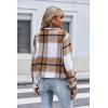 imageZeagoo Flannels for Women Cropped Shacket Jacket Fashion Plaid Button Down Shirt 2025 Fall Coat TopsYdl1