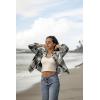imageZeagoo Flannels for Women Cropped Shacket Jacket Fashion Plaid Button Down Shirt 2025 Fall Coat TopsYdl4