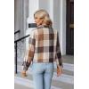 imageZeagoo Flannels for Women Cropped Shacket Jacket Fashion Plaid Button Down Shirt 2025 Fall Coat TopsYdl7