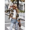 imageZeagoo Flannels for Women Cropped Shacket Jacket Fashion Plaid Button Down Shirt 2025 Fall Coat TopsYdl9