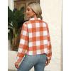 imageZeagoo Flannels for Women Cropped Shacket Jacket Fashion Plaid Button Down Shirt 2025 Fall Coat TopsZgw179