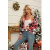 imageZeagoo Flannels for Women Cropped Shacket Jacket Fashion Plaid Button Down Shirt 2025 Fall Coat TopsZgz545