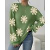 imageZeagoo Sweaters for Women 2025 Fashion Trendy Long Sleeve Turtleneck Pullover Lantern Knit Sweater TopsGreenflower