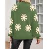 imageZeagoo Sweaters for Women 2025 Fashion Trendy Long Sleeve Turtleneck Pullover Lantern Knit Sweater TopsGreenflower