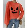 imageZeagoo Sweaters for Women 2025 Fashion Trendy Long Sleeve Turtleneck Pullover Lantern Knit Sweater TopsOrange